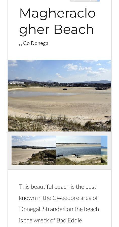 Ostan Gweedore Deluxe Apartments Банбег Экстерьер фото